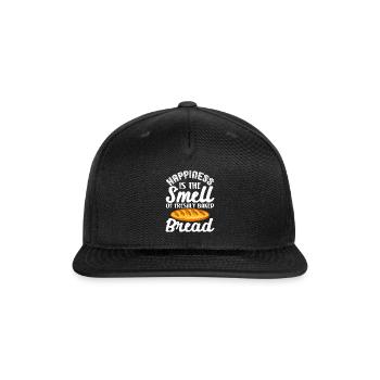 Bread Baking Bread Maker - Snapback Baseball Cap - black - Front