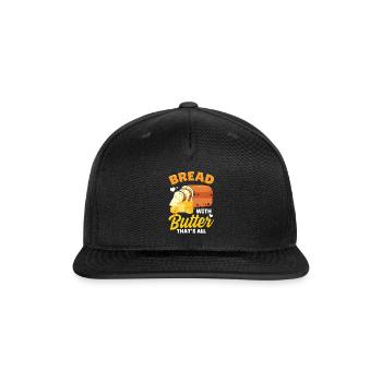 Bread Baking Bread Maker - Snapback Baseball Cap - black - Front