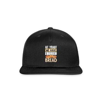 Bread Baking Bread Maker - Snapback Baseball Cap - black - Front