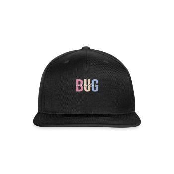 Bug Collector Bug Collecting Entomology - Snapback Baseball Cap - black - Front