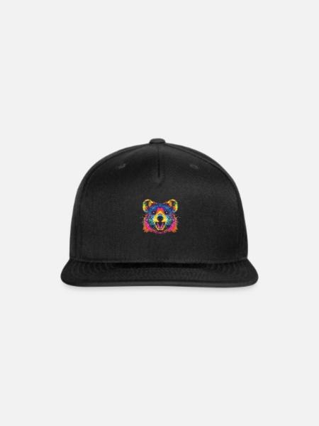 Quokka Australian Popart - Snapback Baseball Cap - black