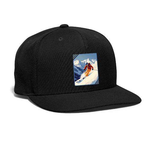 Mountain Skiing Vibes - Snapback Baseball Cap
