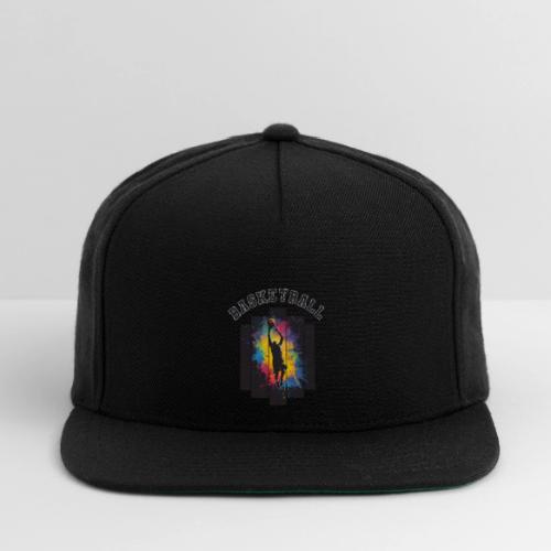 Basketball Slam Dunk Splash Design - Snapback Baseball Cap