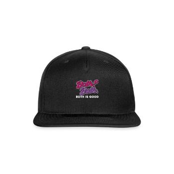 Bi Pride Bisexual - Snapback Baseball Cap - black - Front