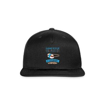 Sushi Japan Eat Sushimeal Meal - Snapback Baseball Cap - black - Front