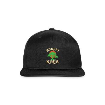 Bonsai Tree - Snapback Baseball Cap - black - Front