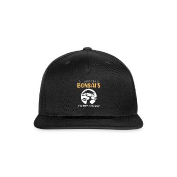 Bonsai Tree - Snapback Baseball Cap - black - Front