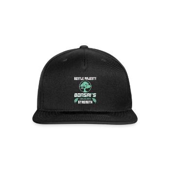 Bonsai Tree - Snapback Baseball Cap - black - Front