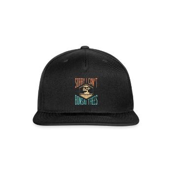 Bonsai Tree - Snapback Baseball Cap - black - Front