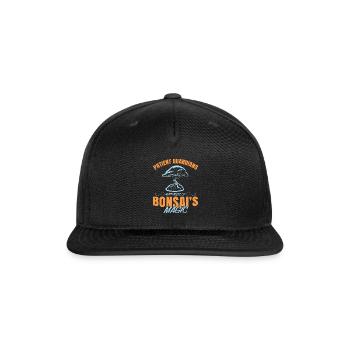 Bonsai Tree - Snapback Baseball Cap - black - Front