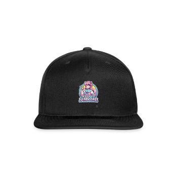 Keep It Hardcore Girl - Snapback Baseball Cap - black - Front