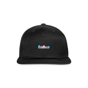 Trans Flag Turtle Design for proud Trans People - Snapback Baseball Cap - black - Front