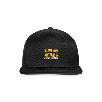 Animal Conservation Zoologist - Snapback Baseball Cap - black - Front