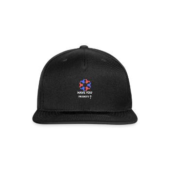 Friendship day - Snapback Baseball Cap - black - Front