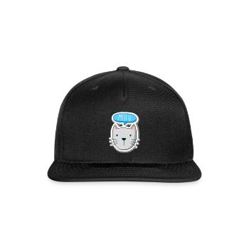 Miss you logo - Snapback Baseball Cap - black - Front