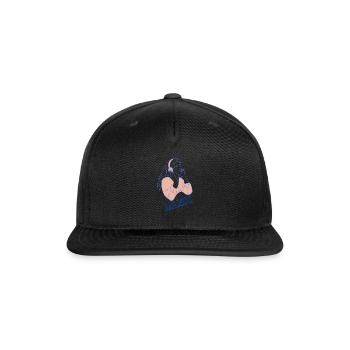 music - Snapback Baseball Cap - black - Front