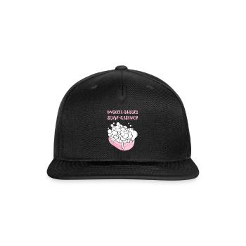 Soap Maker Soap Saponification Soap Making Bubbles - Snapback Baseball Cap - black - Front