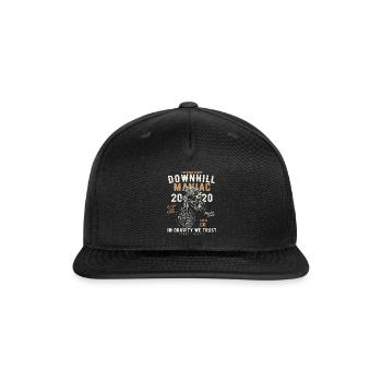 Downhill Maniac Extremely Sport - Snapback Baseball Cap - black - Front