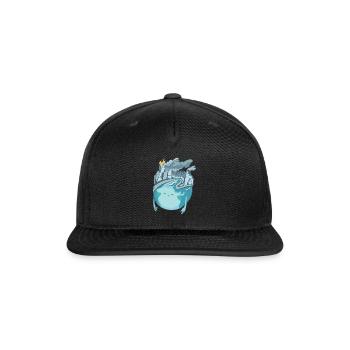 Earth Polution - Snapback Baseball Cap - black - Front