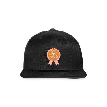 Semi Nice Person - Snapback Baseball Cap - black - Front