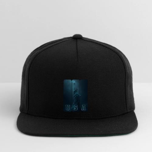 Neon Liberty USA Triptych - Snapback Baseball Cap