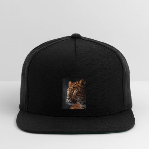 Amur Leopard Face Wildlife Design - Snapback Baseball Cap
