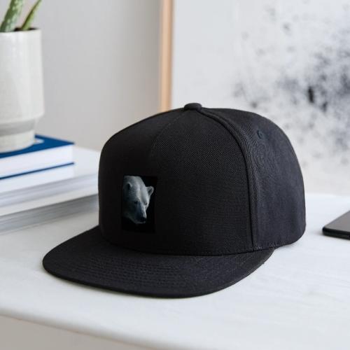 Polar Bear Close-Up Wildlife Design - Snapback Baseball Cap