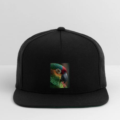 Colorful Parrot Close-Up Design - Snapback Baseball Cap