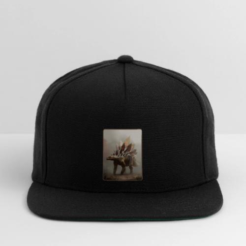 Stegosaurus Misty Forest Design - Snapback Baseball Cap