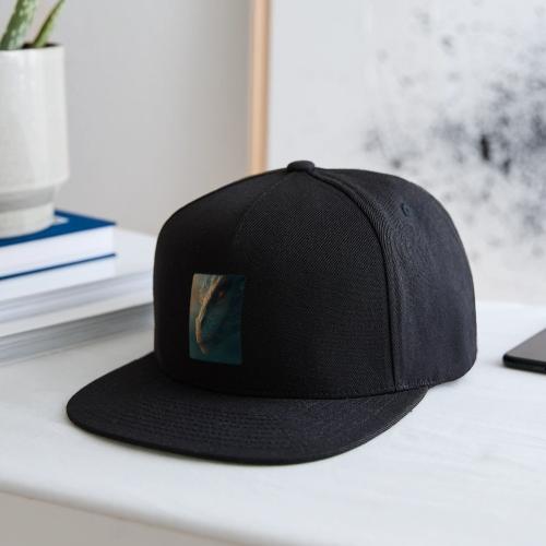 Golden Eye Dragon Close-Up Design - Snapback Baseball Cap