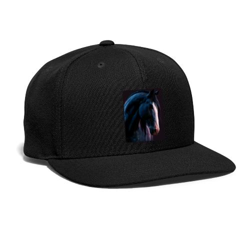 Noble Horse Cinematic Portrait Design - Snapback Baseball Cap
