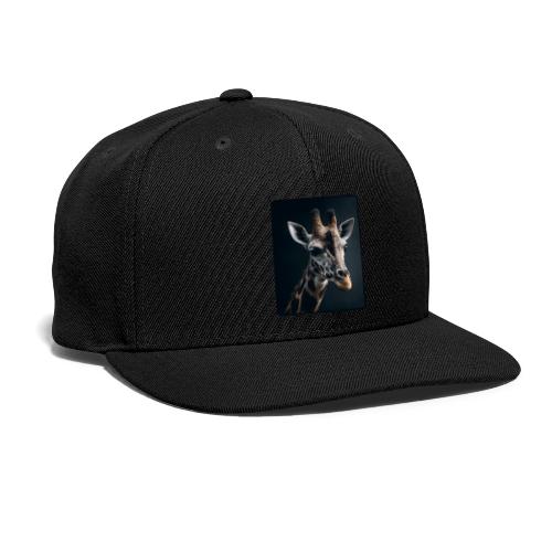 Majestic Giraffe Artistic Portrait Design - Snapback Baseball Cap
