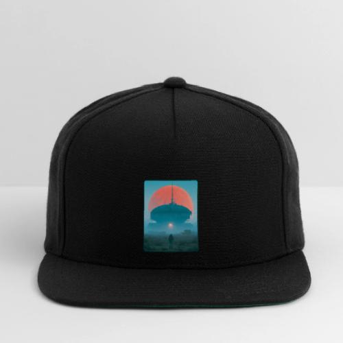 Astronaut Alien Outpost Design - Snapback Baseball Cap