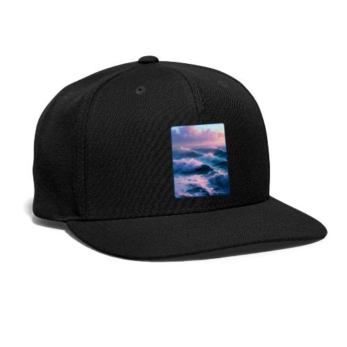 Dreamy Pastel Ocean Sunset Art - Snapback Baseball Cap