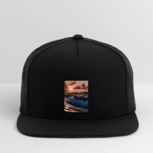 Golden Sunset Ocean Wave - Snapback Baseball Cap