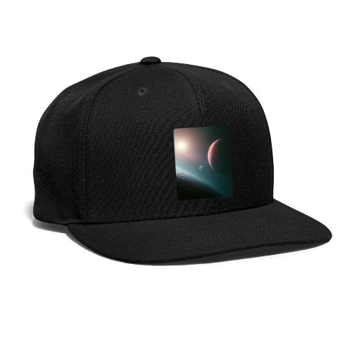Deep Space Planet Horizon Art - Snapback Baseball Cap