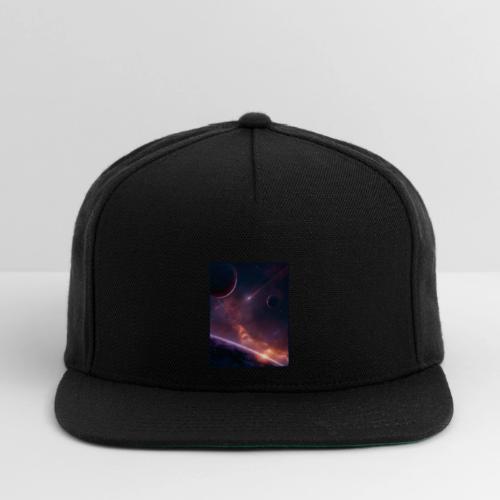 Cosmic Sunset Nebula Space Art - Snapback Baseball Cap