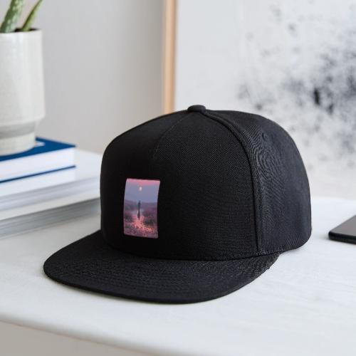 Ethereal Sunset Flower Field Art - Snapback Baseball Cap