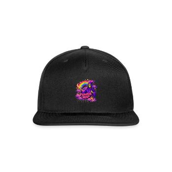 Power Nap Power Nap Rainbow - Snapback Baseball Cap - black - Front