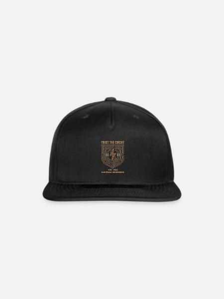 Trust the Circuit Shield - Snapback Baseball Cap - black