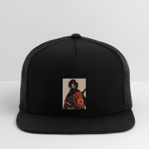 Young Samurai Warrior Portrait - Snapback Baseball Cap