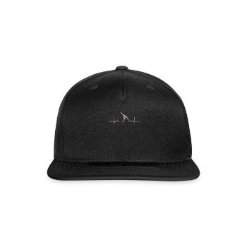 Gymnast Clubs EKG Rhythmic Gymnastics - Snapback Baseball Cap - black - Front