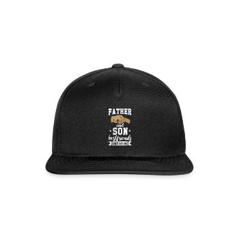 father and son - Snapback Baseball Cap - black - Front