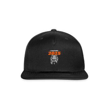 Loading 2025, New Year Excitement, Anticipation - Snapback Baseball Cap - black - Front