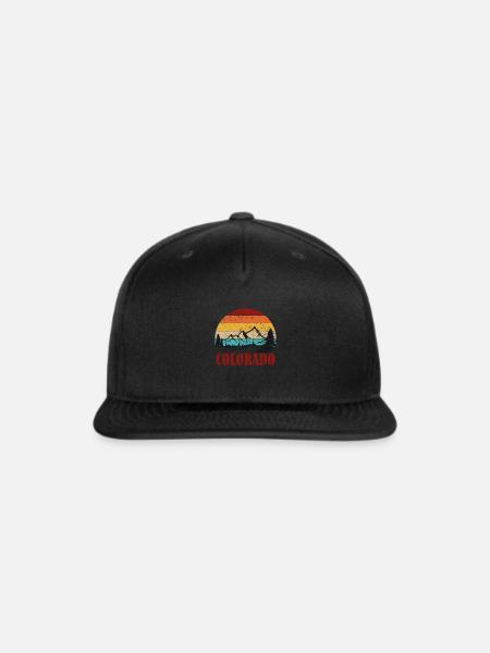 Colorado Mountain - Snapback Baseball Cap - black