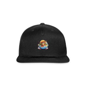 Noodle Delight - Snapback Baseball Cap - black - Front
