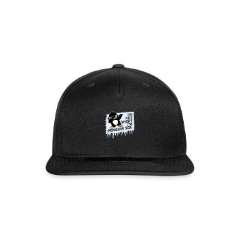 I'm Not Short I'm Penguin Size Dabbing Dab Dance - Snapback Baseball Cap - black - Front