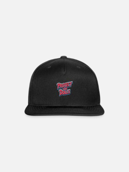 Protect the Dolls - Snapback Baseball Cap - black