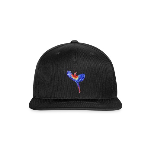Scarlet macaw parrot - Snapback Baseball Cap