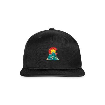 Colorado Geo - Snapback Baseball Cap - black - Front